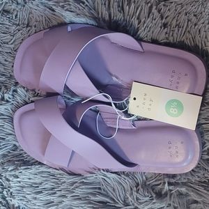 Lavender sandals